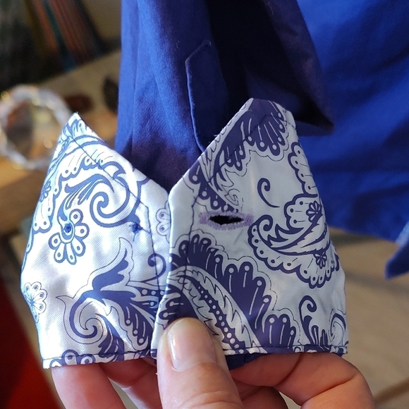 VICTORIOUS L.A. Purple Embroidered and Embelished Long Sleeve Shirt XL - Picture 12 of 16